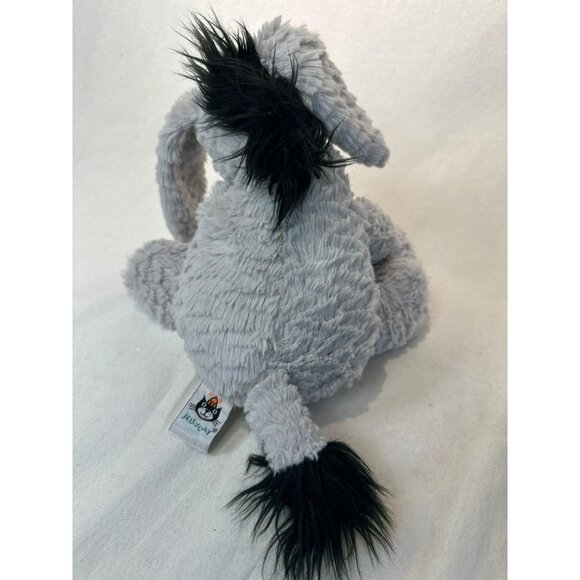 Jellycat London Fuddlewuddle Donkey Plush Stuffed Animal Toy Retired Rare 10" - Picture 3 of 6